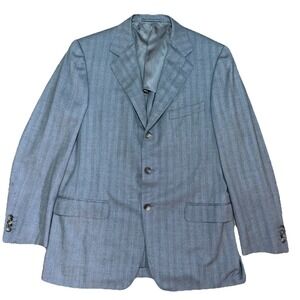 Ermenegildo Zegna Blazer Men 42R  Gray Herringbone 15 MilMil 15